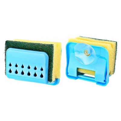 BUFFER® Pratik Mutfak Lavabo Vantuzlu Bulaşık Süngeri Askısı Aparatı